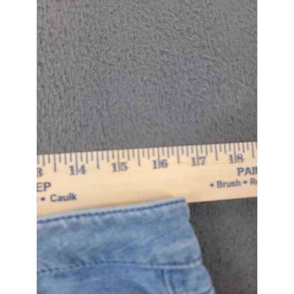 Quacker Factory Jeans Womens 10 Light DreamJeannes Straight Heart Rhinestone - Picture 6 of 14